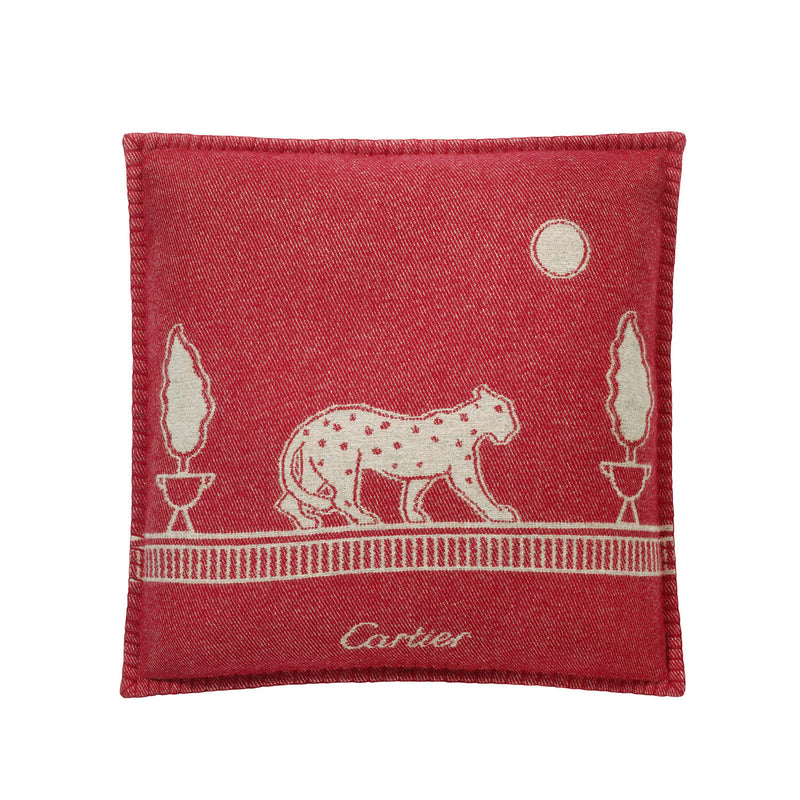 Panthère de Cartier Cushion, Merino Wool and Cashmere