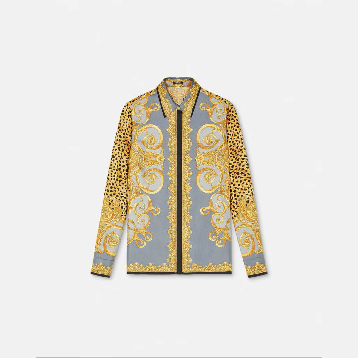 Cheetah Foulard Silk Shirt