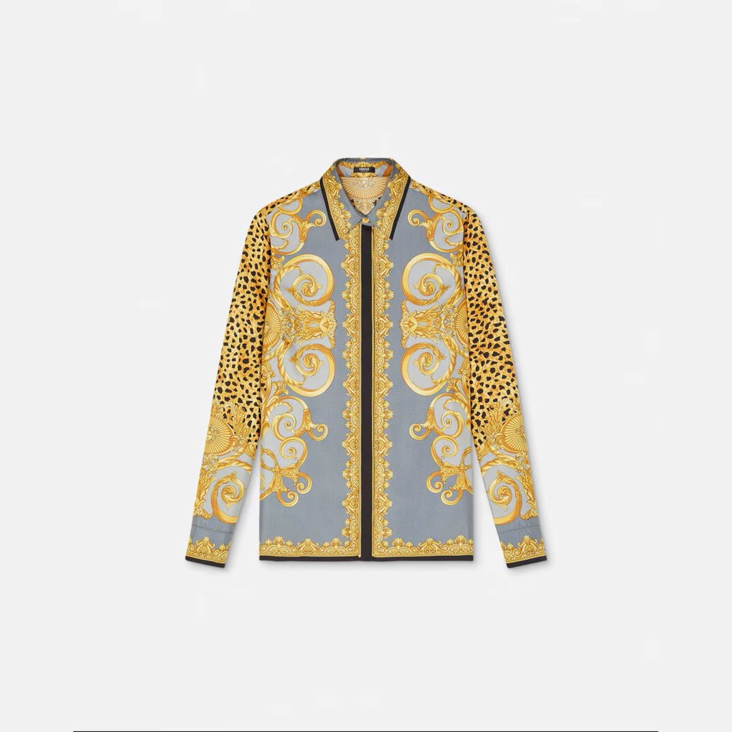 Cheetah Foulard Silk Shirt