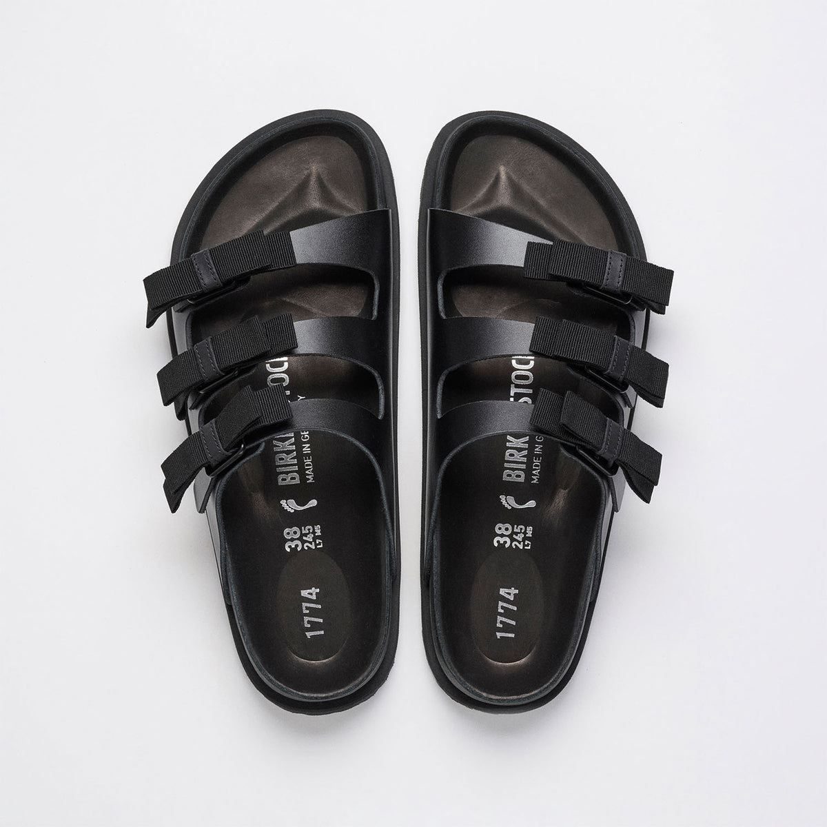 Florida Leather Bows Black 1774