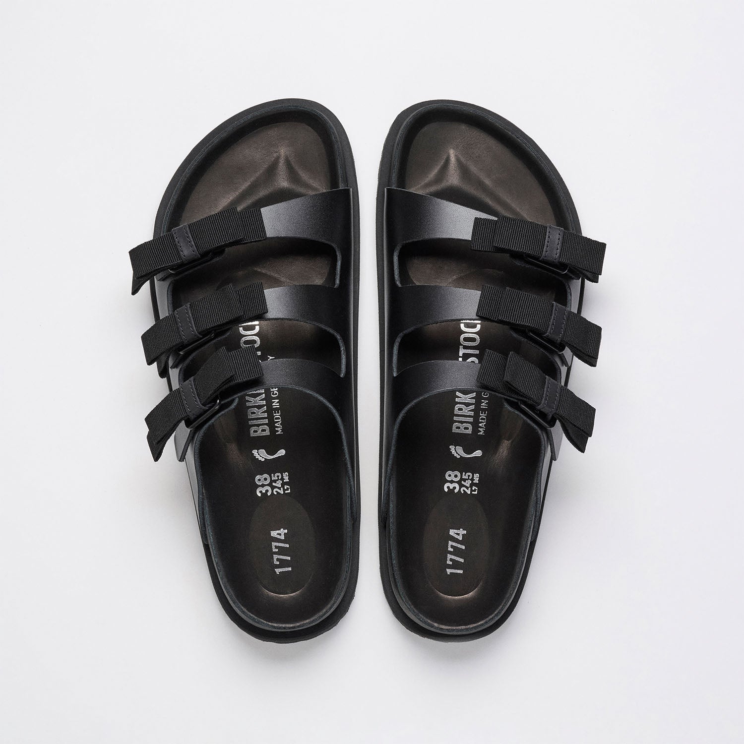 Florida Leather Bows Black 1774