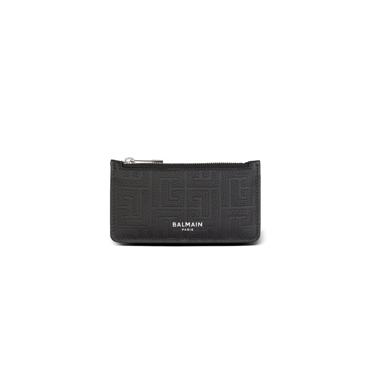 Balmain Card Case-Grained Lth Monogram