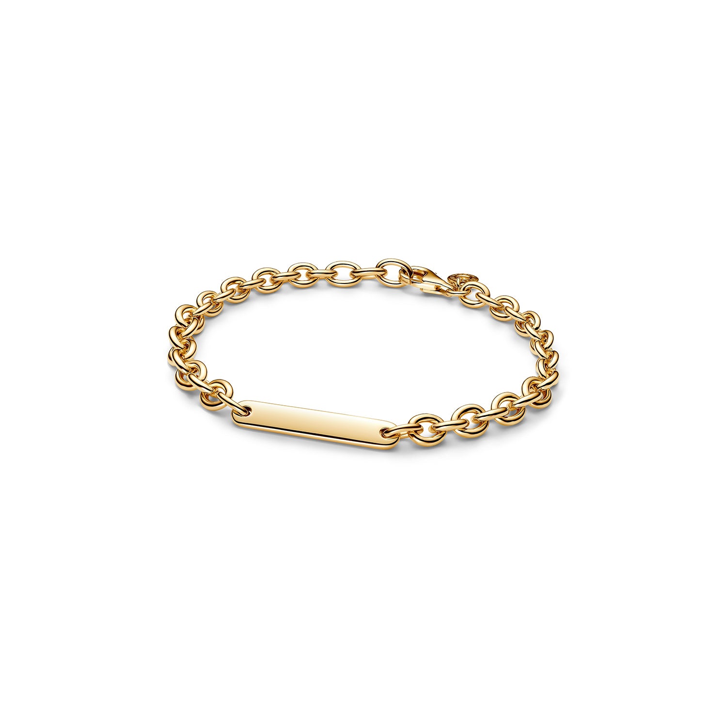 Engravable Bar Link Bracelet