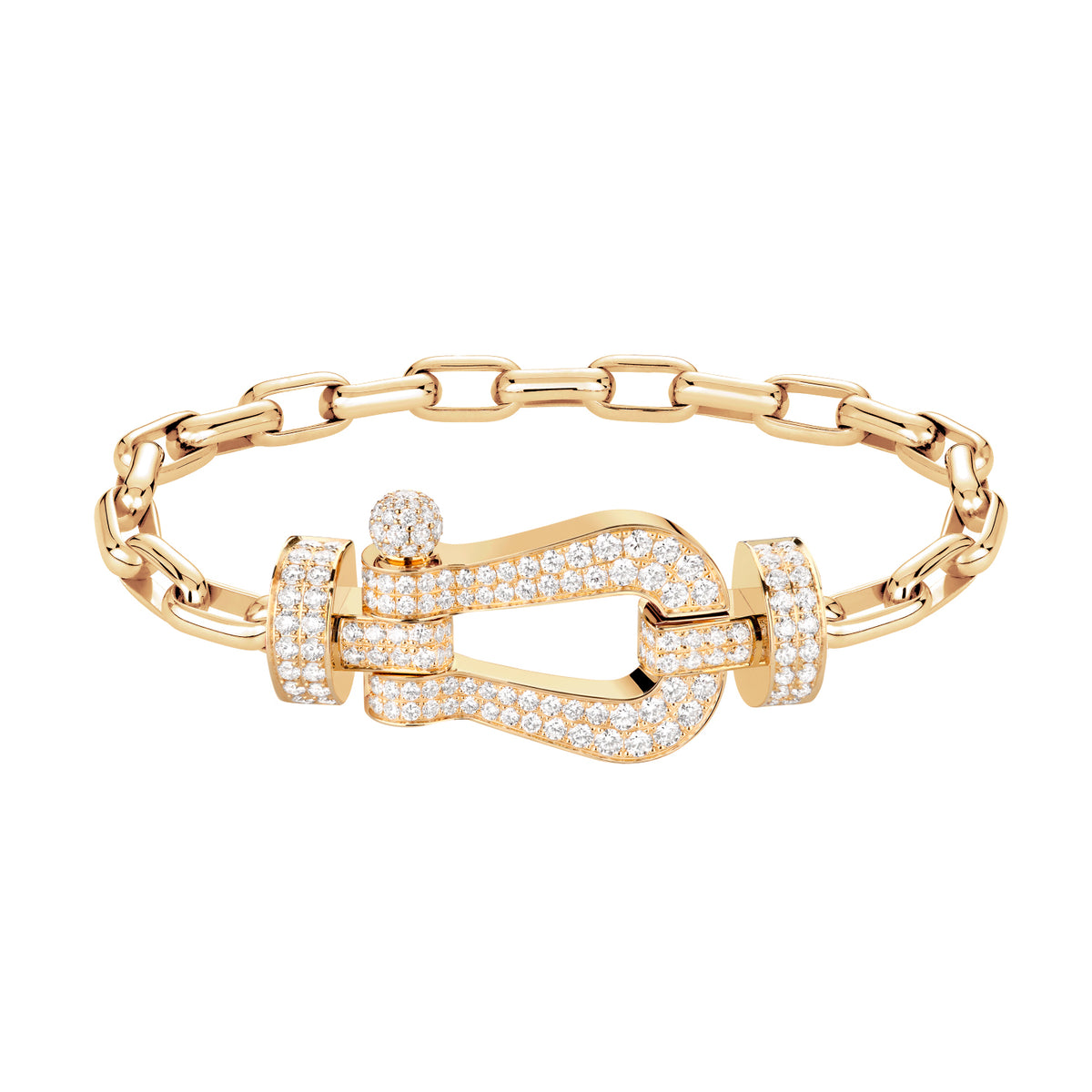 Fred Force 10 Yellow Gold Bracelet XL Model
