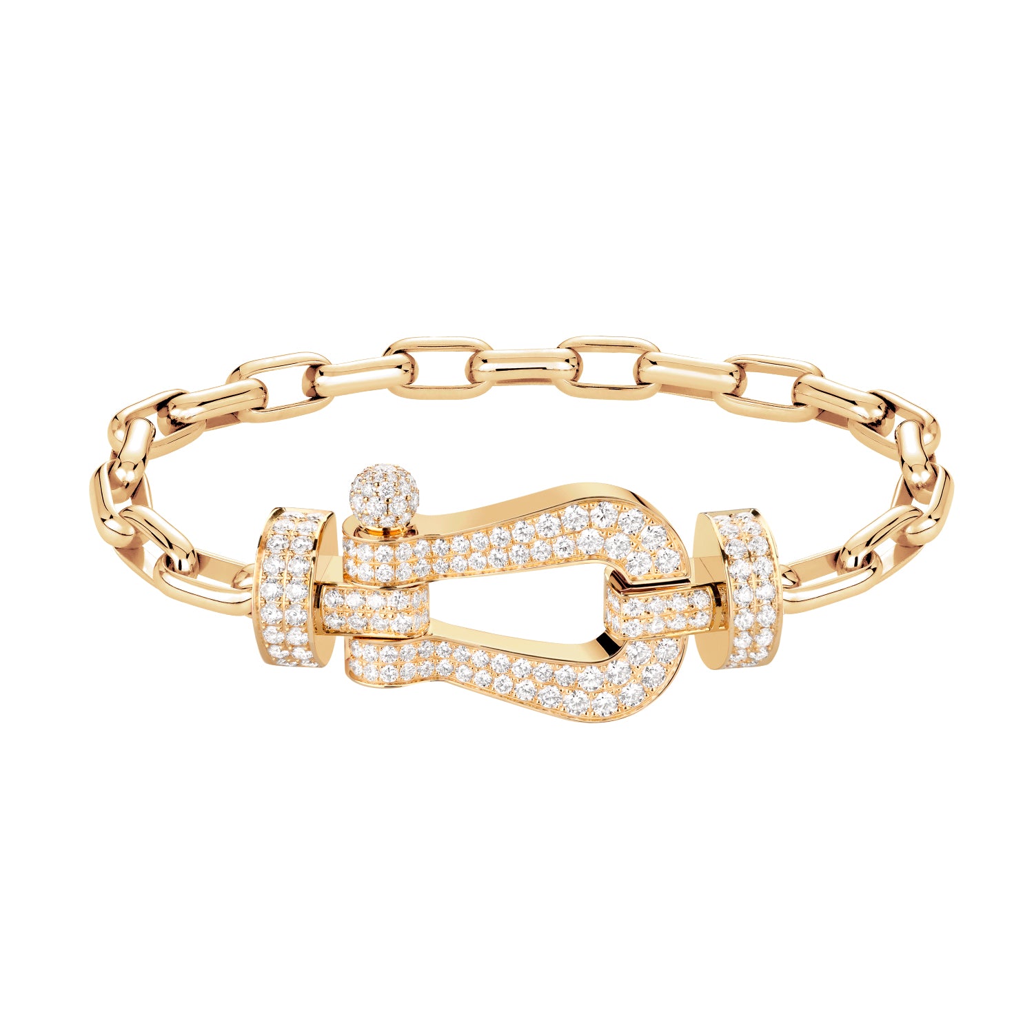 Fred Force 10 Yellow Gold Bracelet XL Model