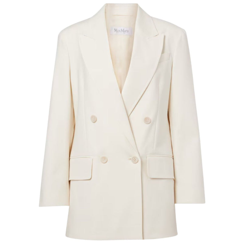 Suez Double-breasted Cotton-blend Blazer