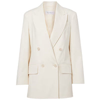 Suez Double-breasted Cotton-blend Blazer