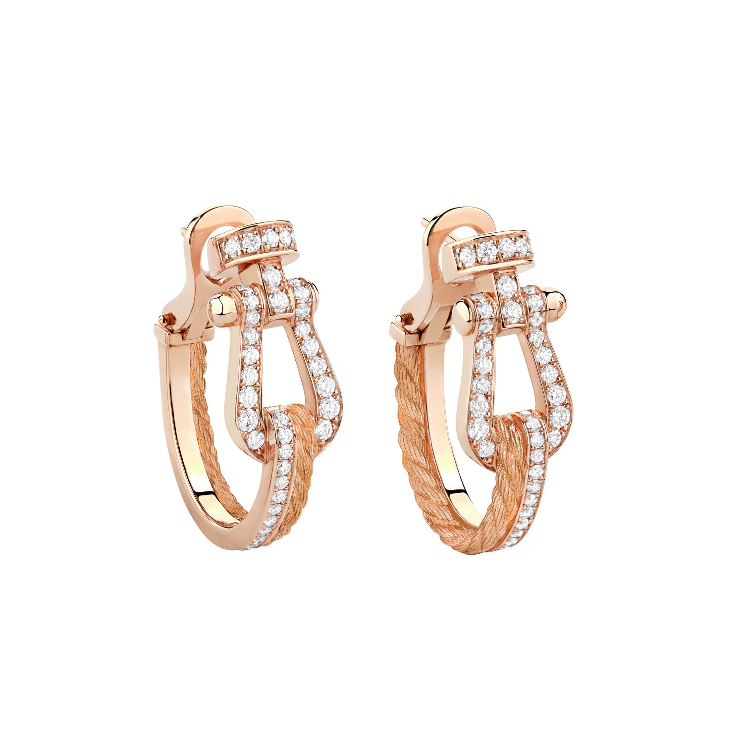 Force 10 Rise LM PG Half Dia Earrings