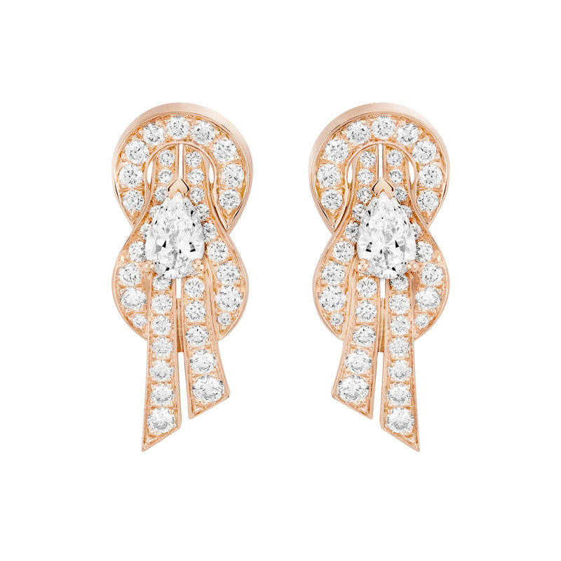 Chance Infinie Earring MM PG Full Dia with Centre Stone