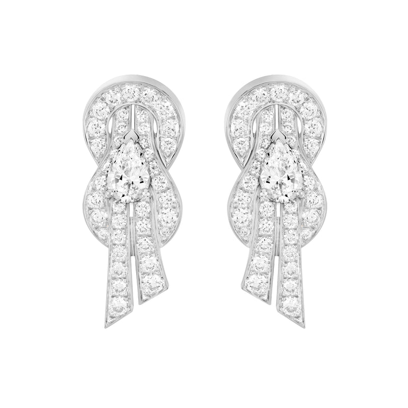Chance Infinie Earring MM WG Full Dia with Centre Stone