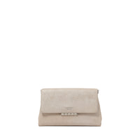 GRACE GLITTER SUEDE CLUTCH