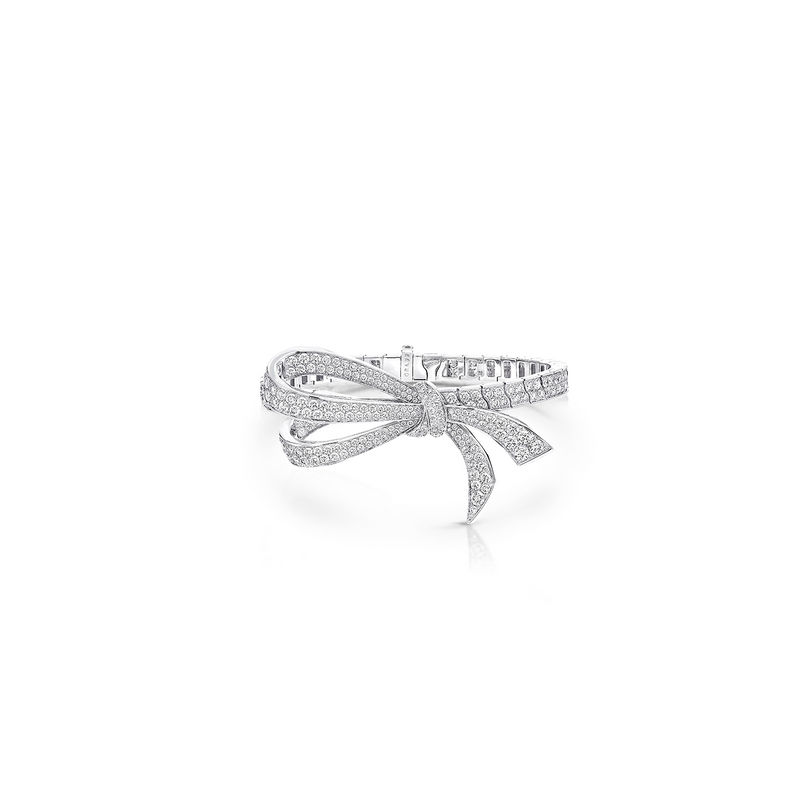 Tilda’s Bow Collection Round Diamond Bracelet