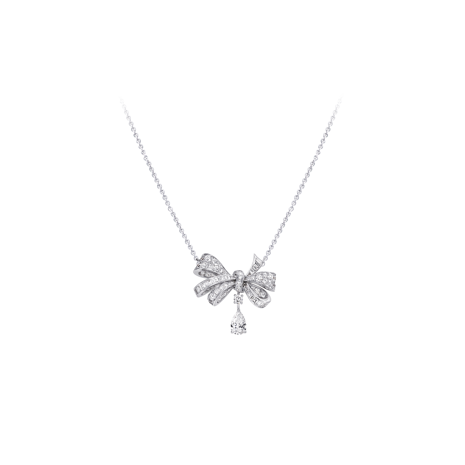 Tilda's Bow Collection Classic Diamond Drop Pendant