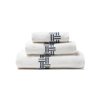 Basket Weave Embroidery Towel