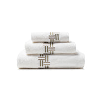 Basket Weave Embroidery Towel