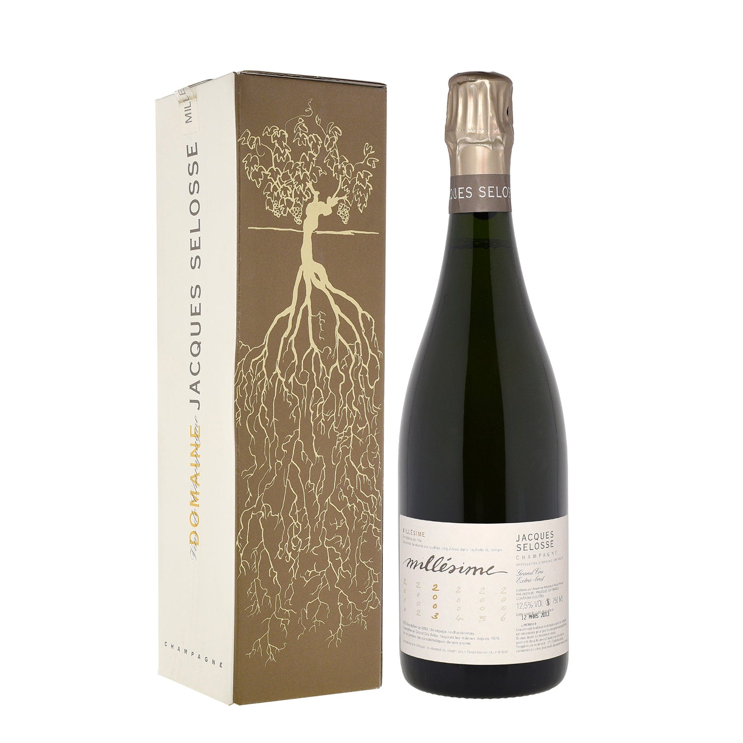 Jacques Selosse Champagne Millesimes 2003 w/box