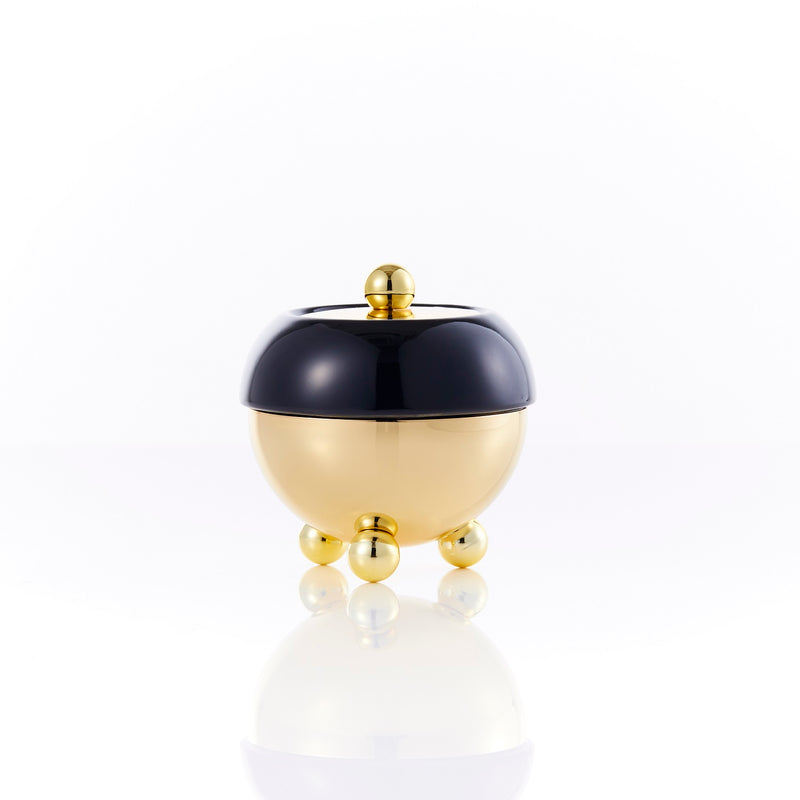Jazz Gold Suagr Bowl in Black