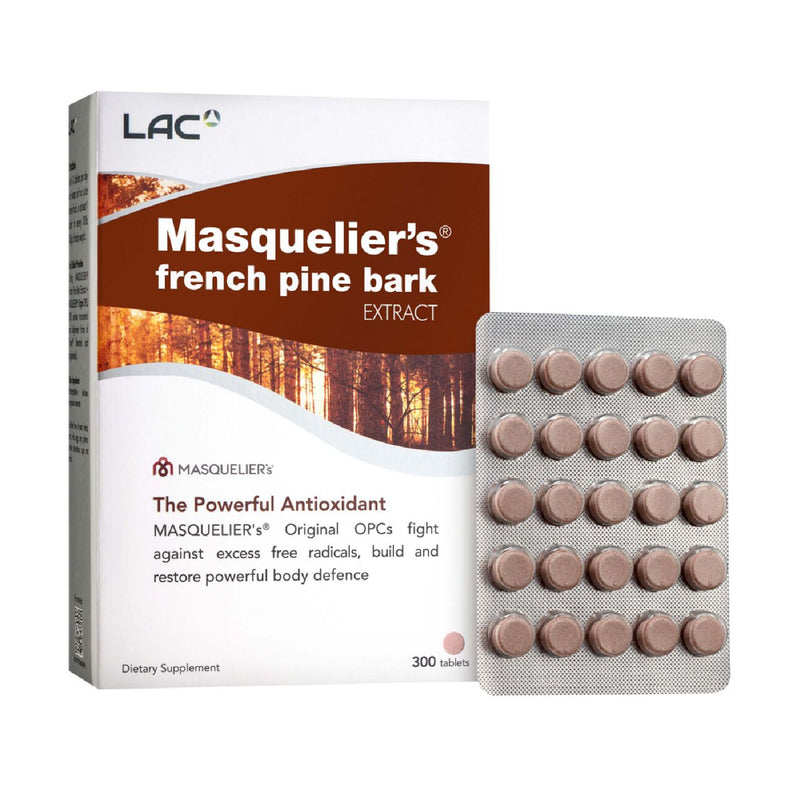 LAC Masquelier's® French Pine Bark Extract (300 vegitabs)