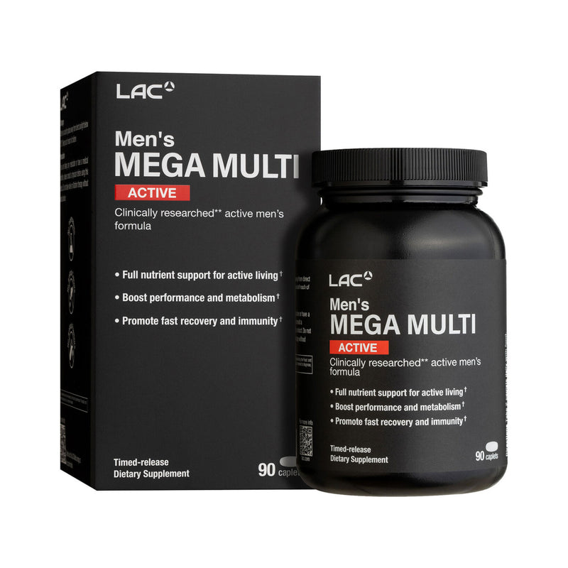 LAC Men's Mega Multi Active (90 caplets)
