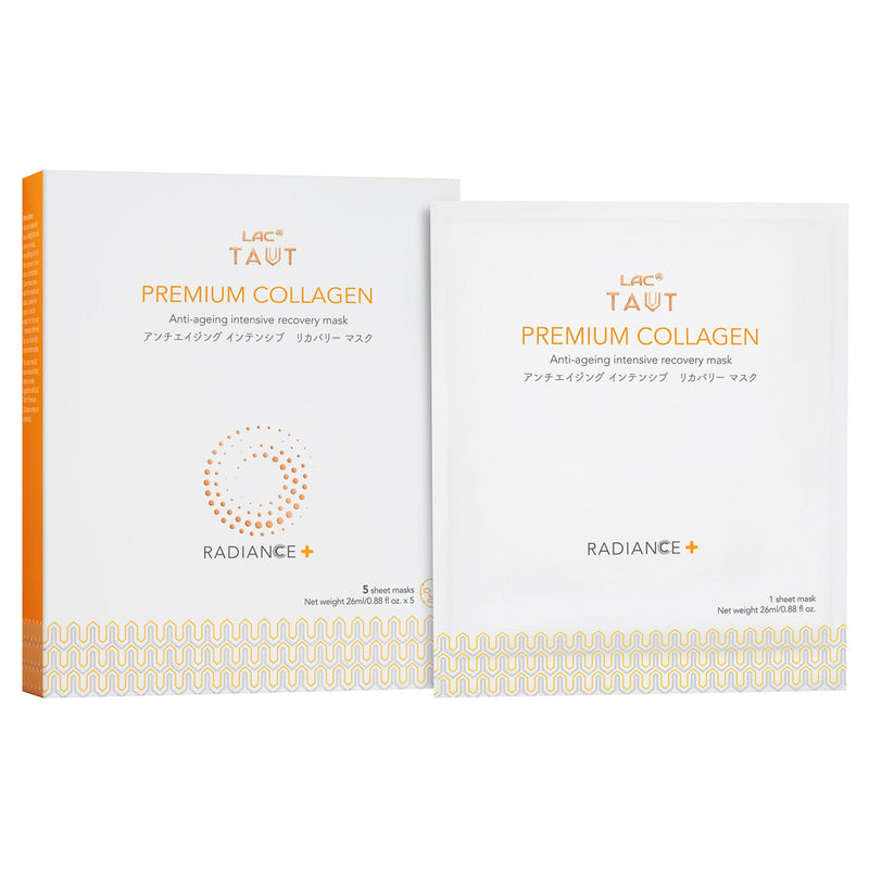 LAC Taut® Radiance+ Collagen Infusion Mask (5 pcs)