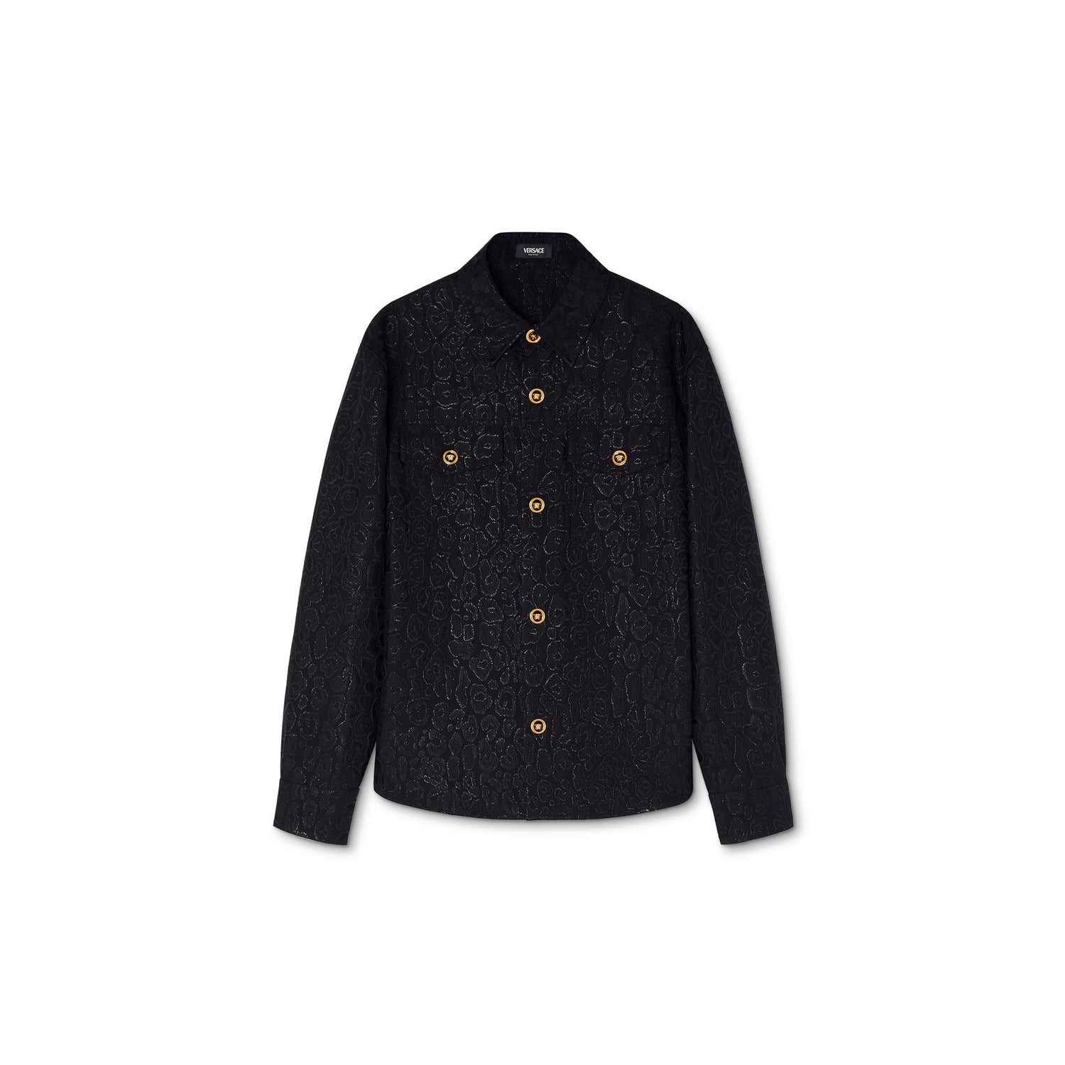 Leopard Jacquard Overshirt