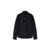 Leopard Jacquard Overshirt