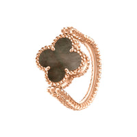 Vintage Alhambra Reversible Ring Rose Gold