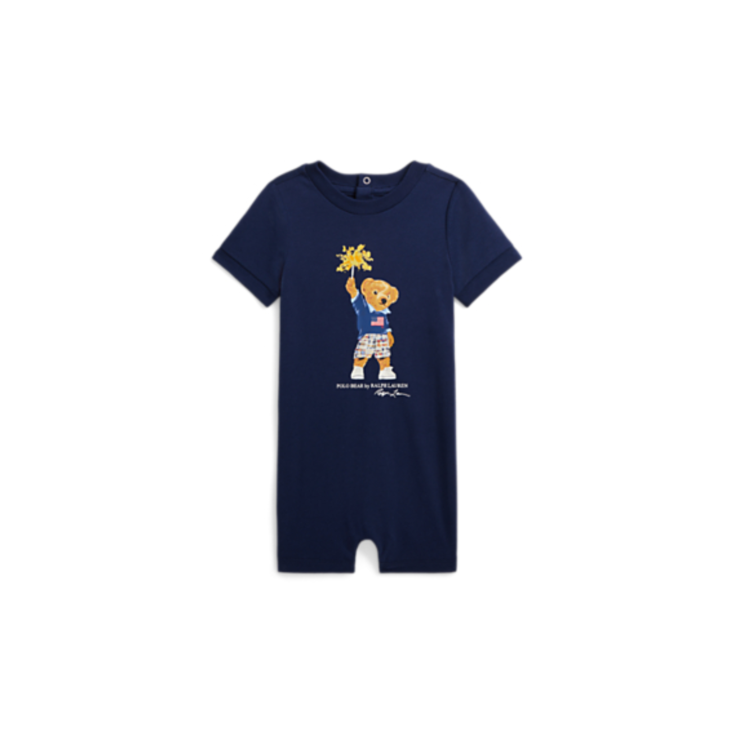 Polo Bear Cotton Jersey Shortall