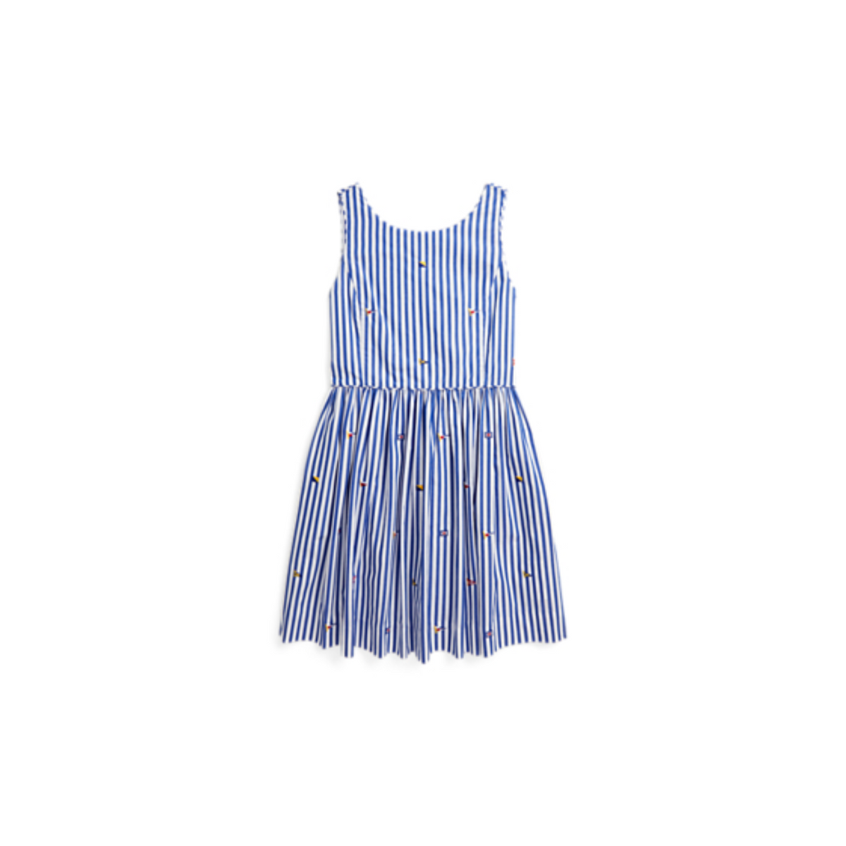 Sailing Flag Cotton Poplin Dress