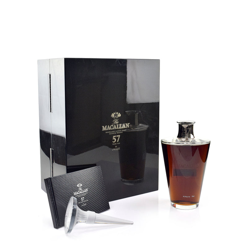 Macallan 57 Year Old Lalique Single Malt Whisky 700ml w/box set