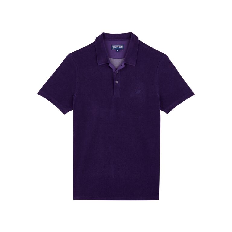 Men Terry Polo Solid
