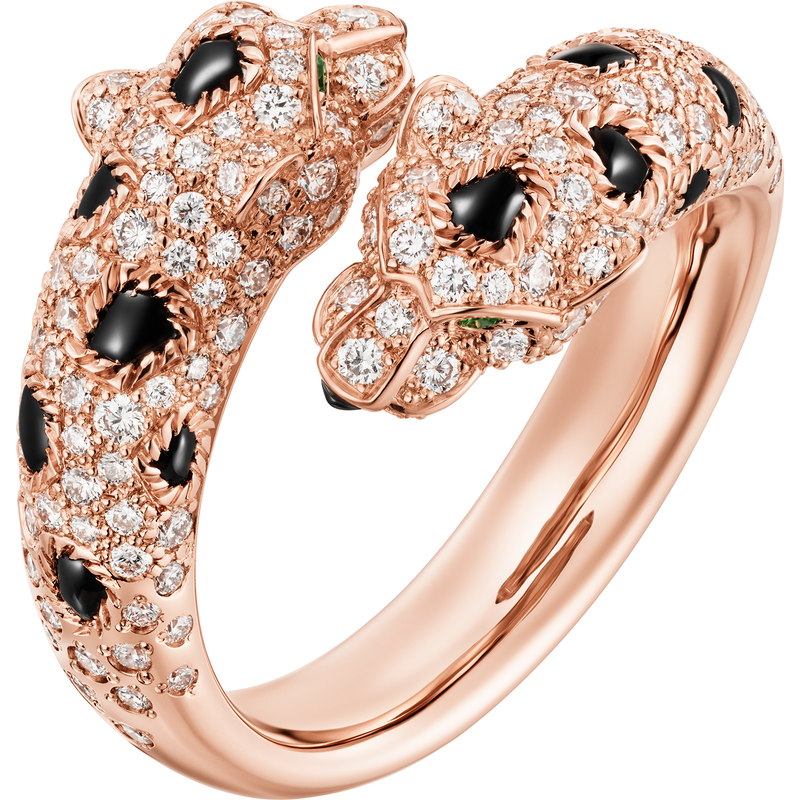 Panthère de Cartier Ring, Rose Gold, Diamonds