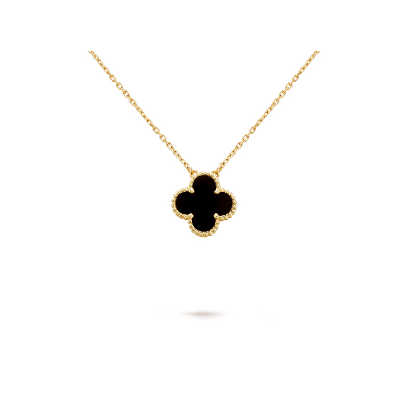 Pendant, Alhambra Vintage, Yellow Gold, Onyx