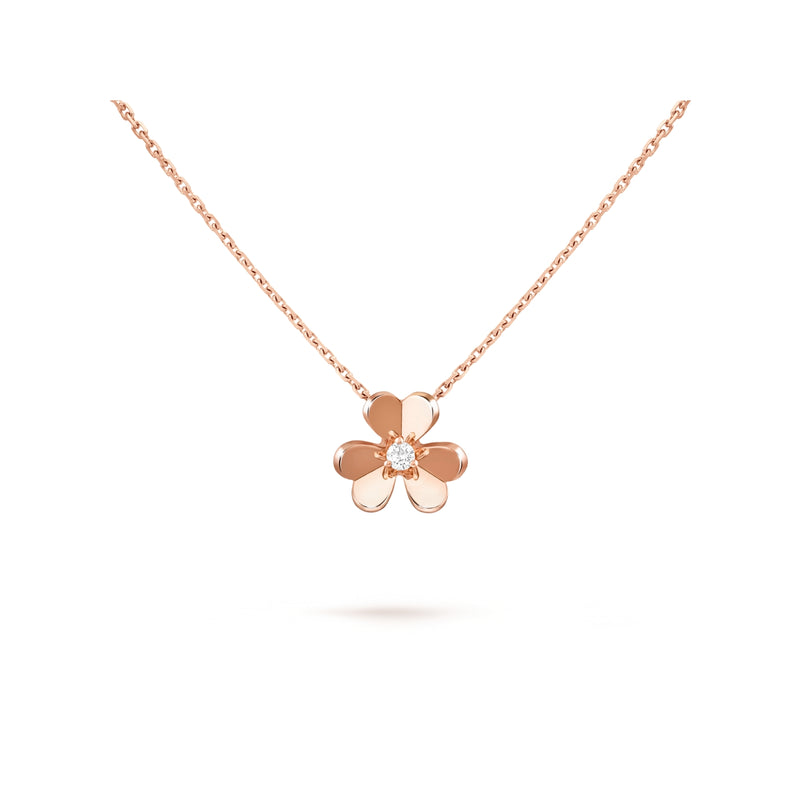 Pendant, Frivole, Pink Gold, Diamonds, Small Model
