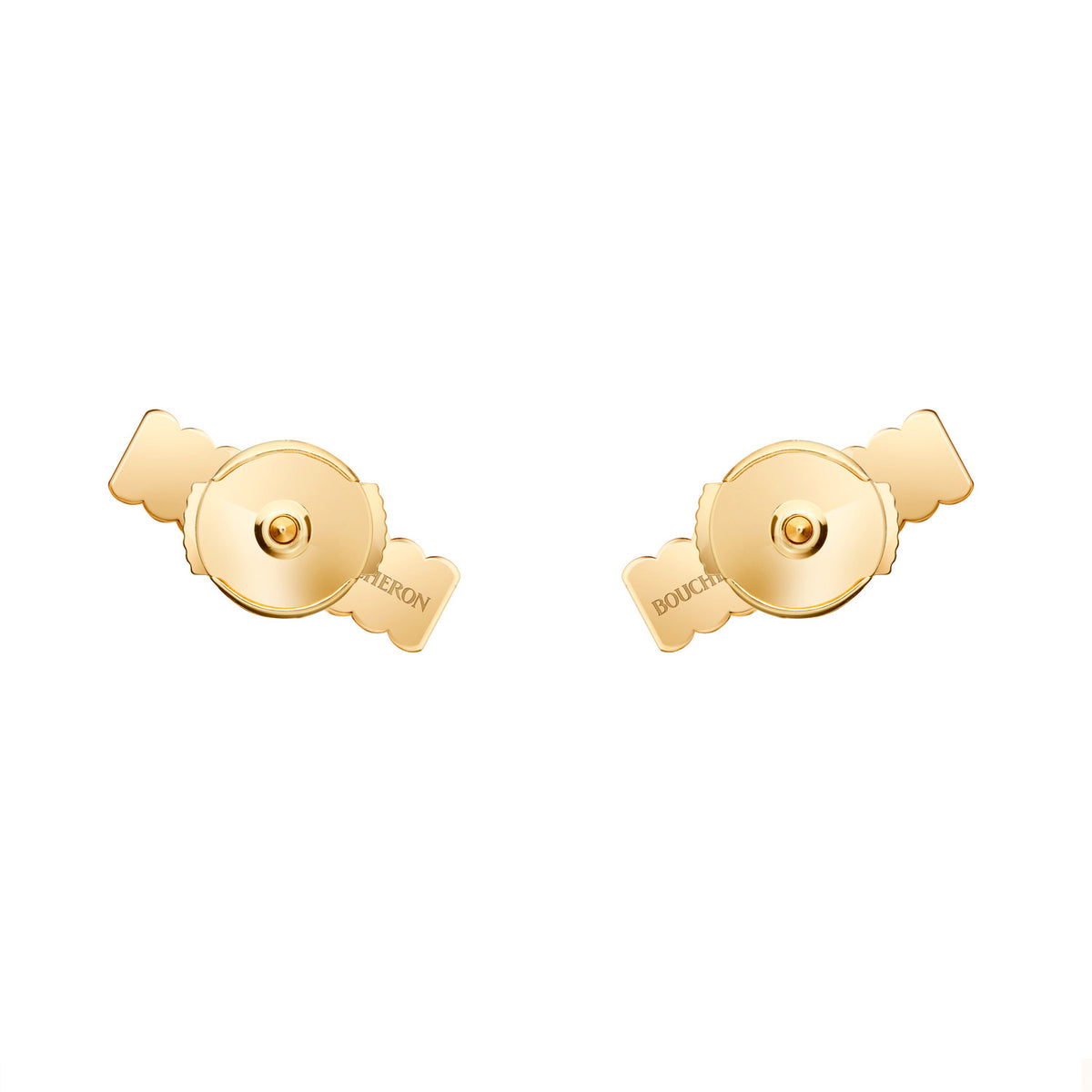 Stud Earrings Quatre Grosgrain YG