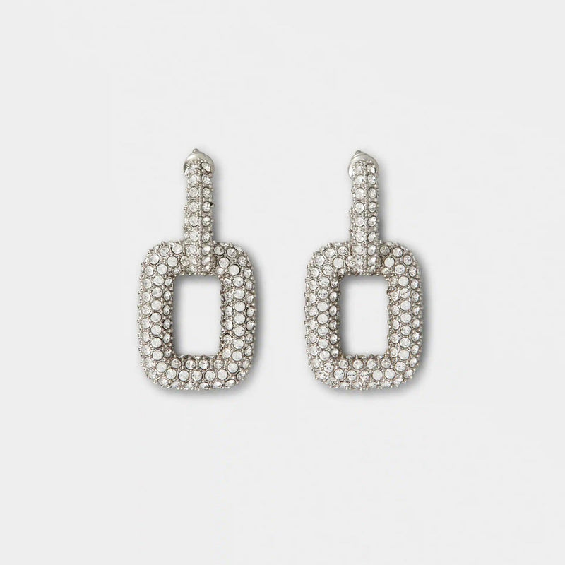 Viv' Choc Strass Earrings