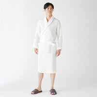 Waffles Shallow Collar Bathrobe