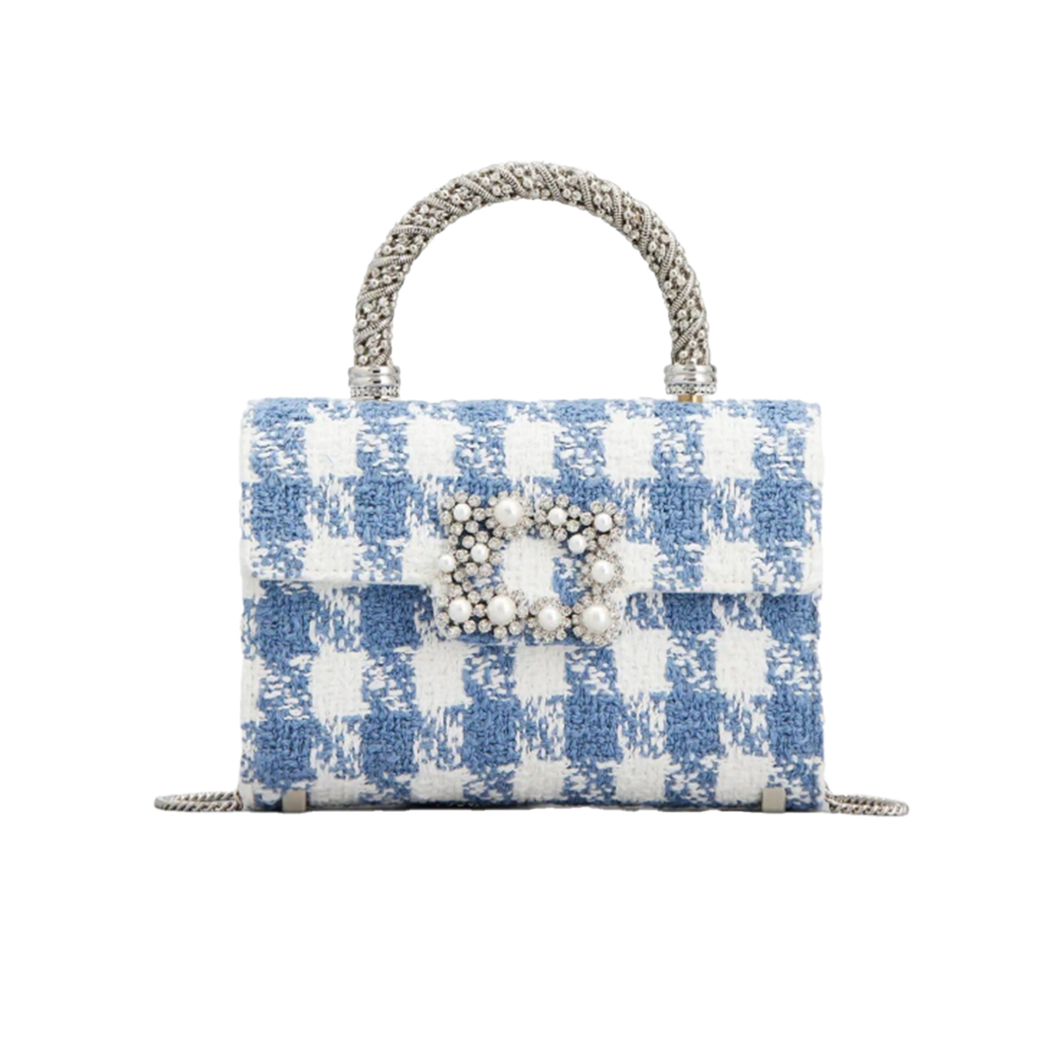 Jewel Efflorescence Mini Clutch Bag in Vichy