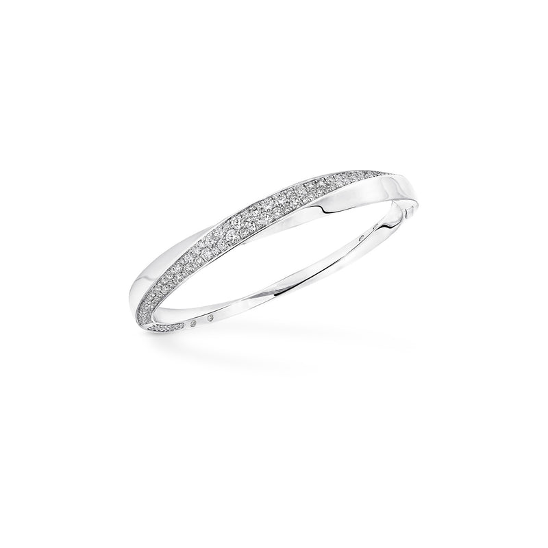 Spiral Collection Diamond Bangle