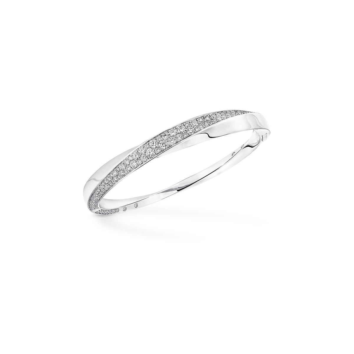 Spiral Collection Diamond Bangle