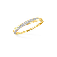Spiral Collection Diamond Bangle
