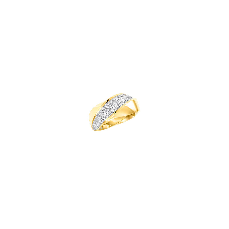 Spiral Collection Diamond Ring
