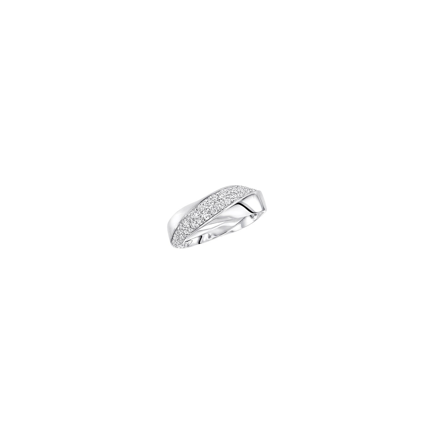 Spiral Collection Diamond Ring