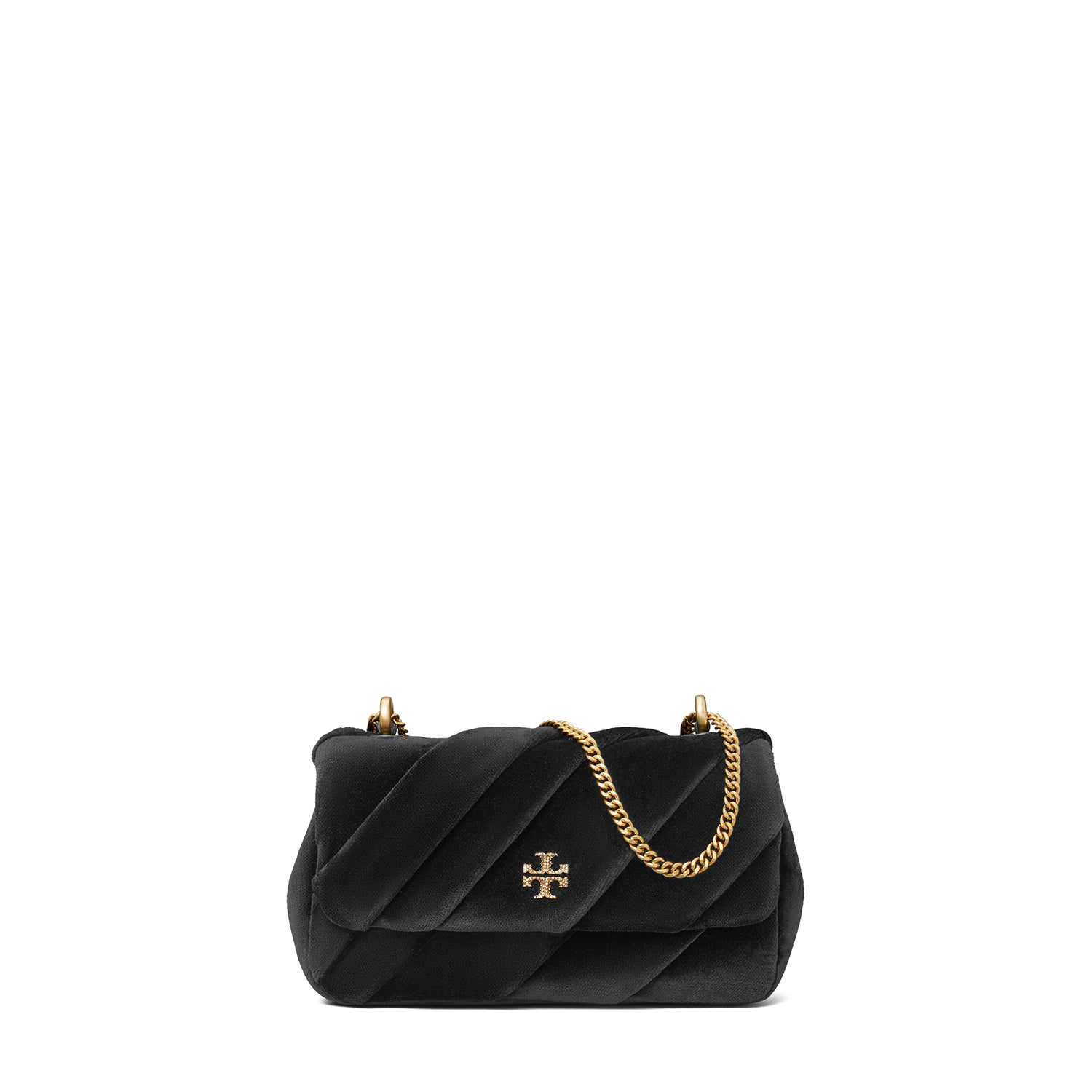 Kira Draped Velvet Mini Flap Bag