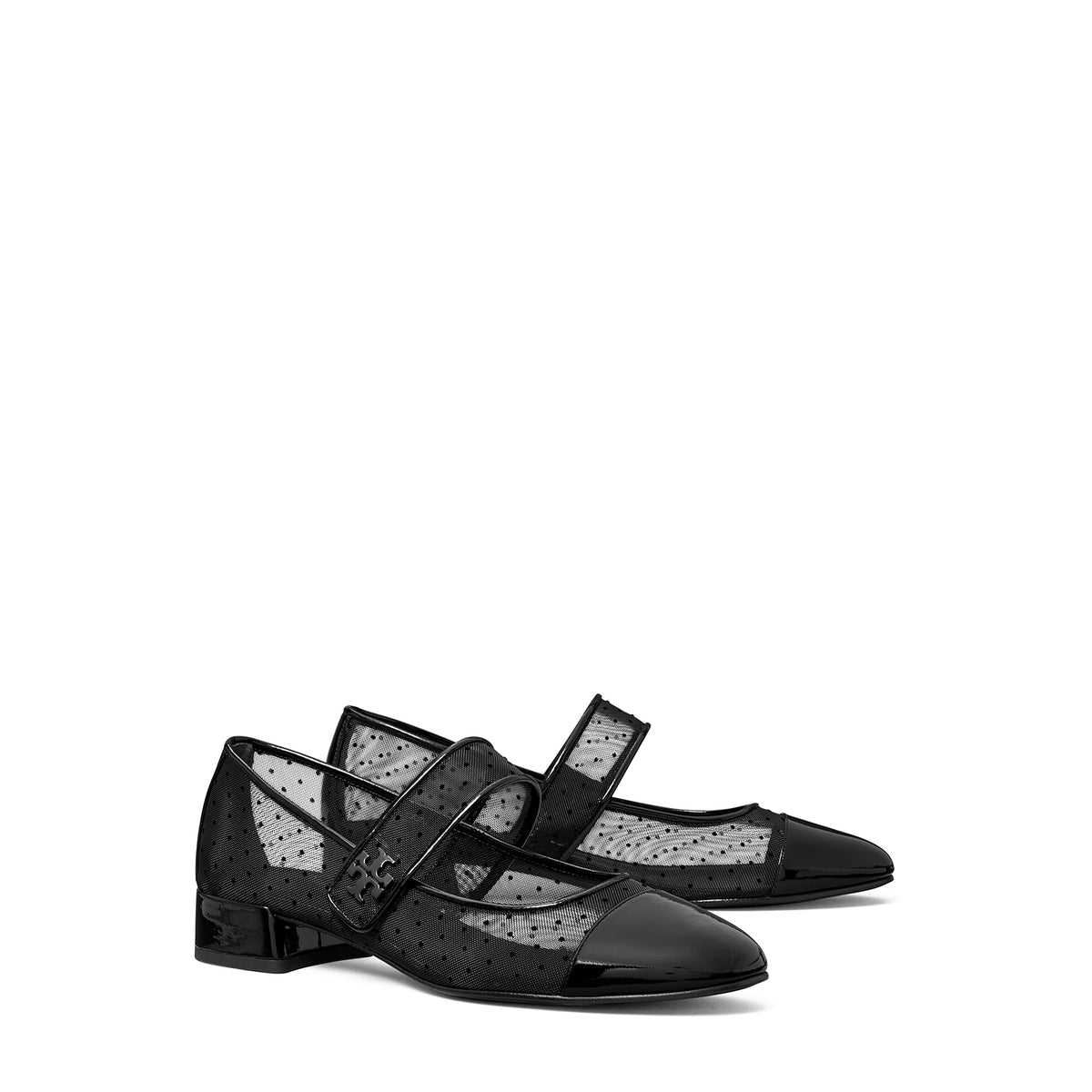 Cap-Toe Mary Jane Heel Ballet