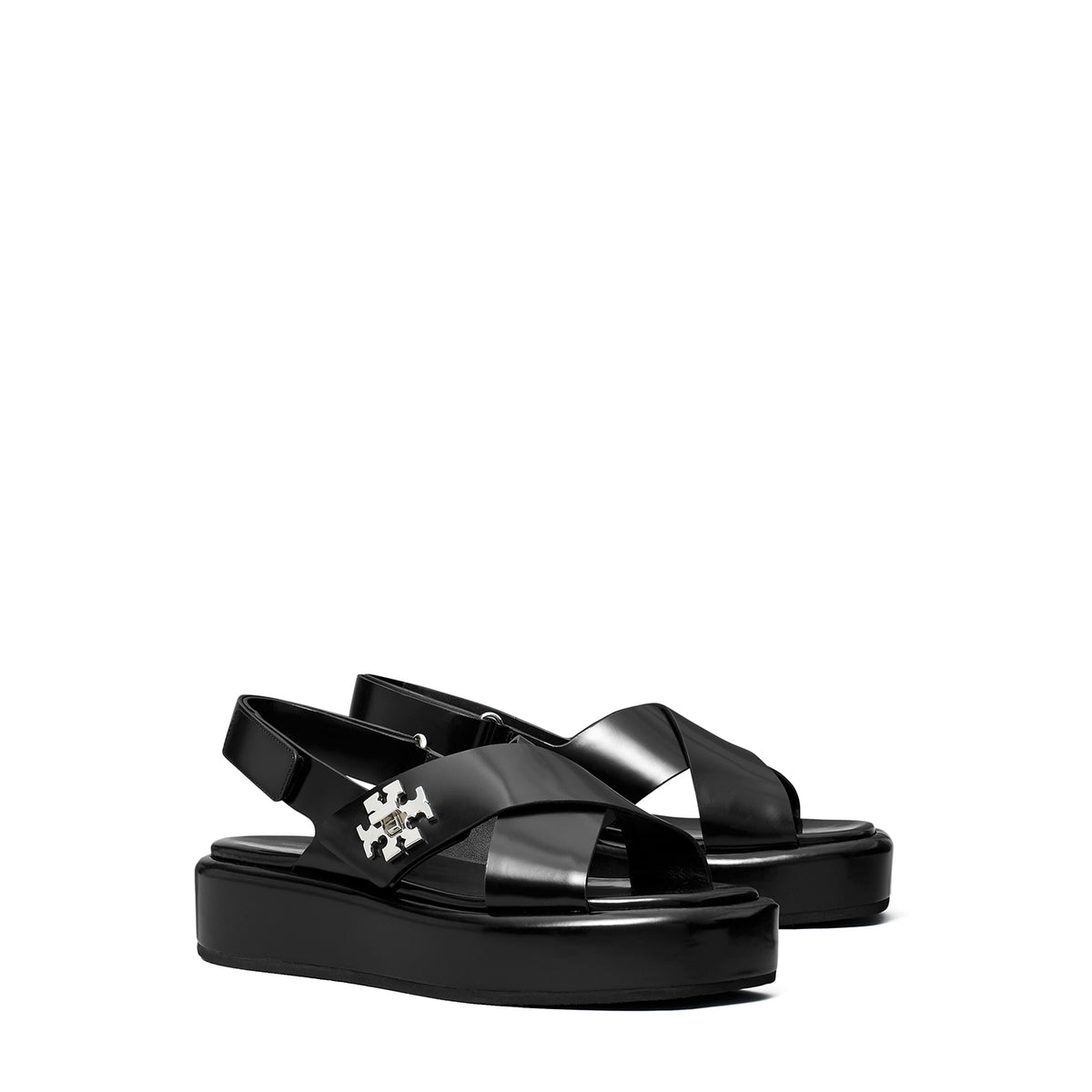 T Lock Platform Sandal