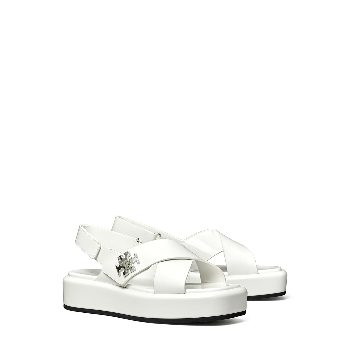 T Lock Platform Sandal