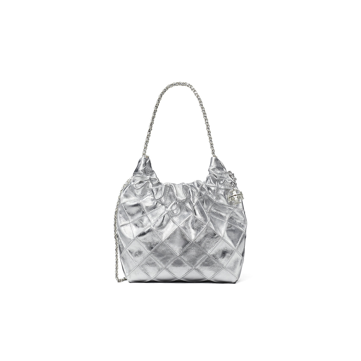 Fleming Metallic Mini Hobo Bag