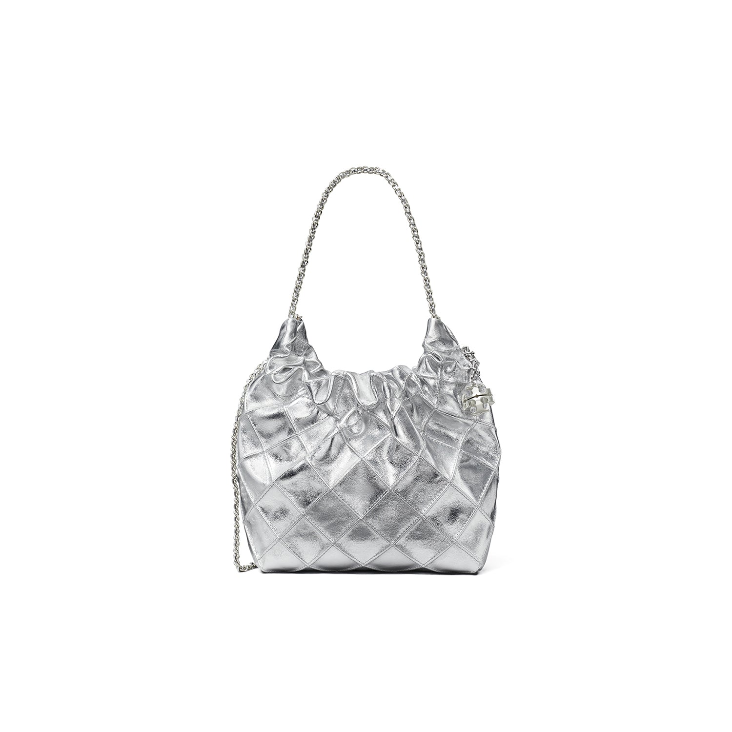 Fleming Metallic Mini Hobo Bag