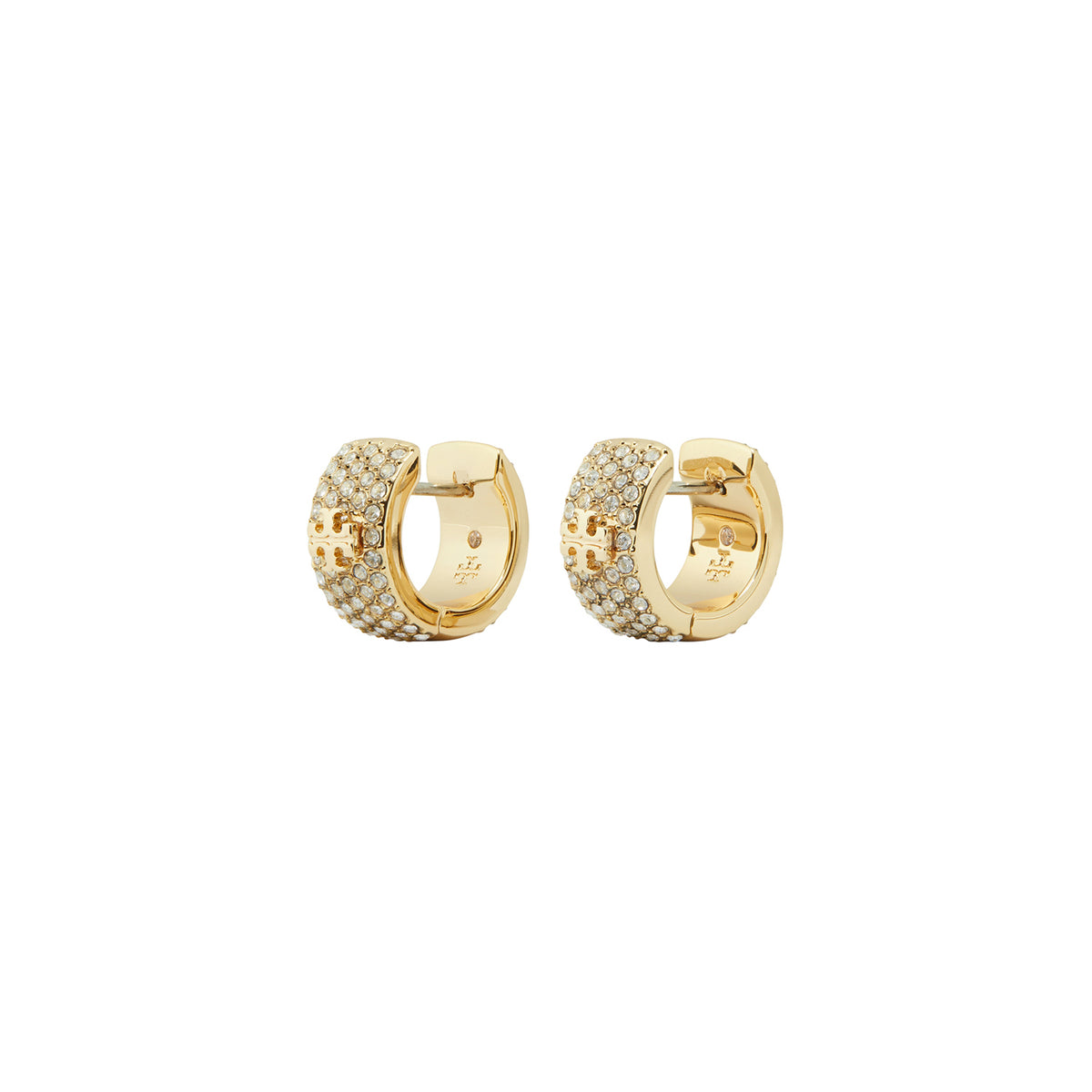 Icon Pave Huggie Earrings